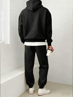 Conjunto Moletom Hoodie Com Calça Jogger Casual
