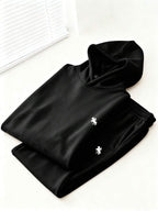 Conjunto Moletom Hoodie Com Calça Jogger Casual