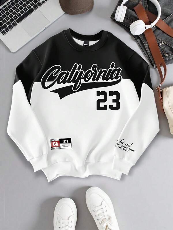 Moletom California 23 Estilo College Casual Streetwear