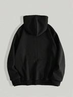 Moletom Dark Tribal Com Zíper Estilo Gothic Streetwear