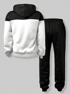 Conjunto Moletom Bicolor Com Capuz E Jogger
