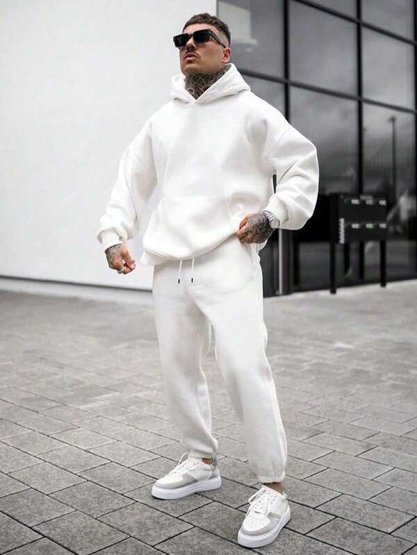 Conjunto Moletom Hoodie Com Calça Jogger Comfy
