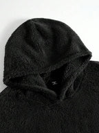 Moletom Teddy Felpado Com Capuz Estilo Casual Urbano