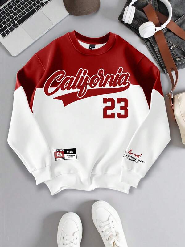 Moletom California 23 Estilo College Casual Streetwear