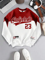 Moletom California 23 Estilo College Casual Streetwear