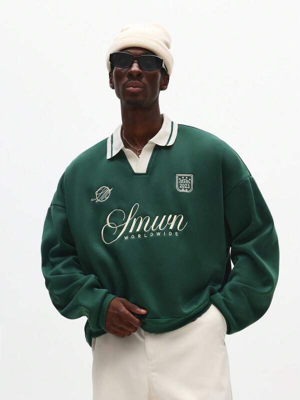 Moletom Smwrn Worldwide Estilo College Casual Premium