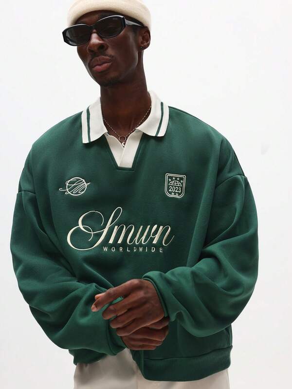 Moletom Smwrn Worldwide Estilo College Casual Premium