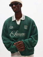 Moletom Smwrn Worldwide Estilo College Casual Premium