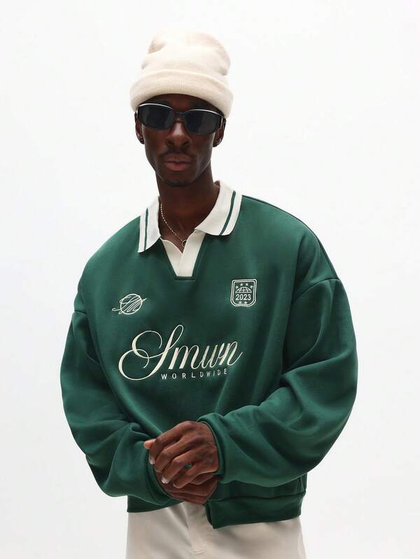 Moletom Smwrn Worldwide Estilo College Casual Premium
