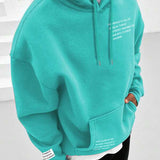 Moletom Oversized Com Bolso Canguru Estilo Streetwear