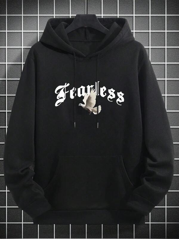 Moletom Felpado Fearless Estilo Gothic Streetwear