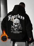 Moletom Felpado Fearless Estilo Gothic Streetwear