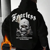 Moletom Felpado Fearless Estilo Gothic Streetwear