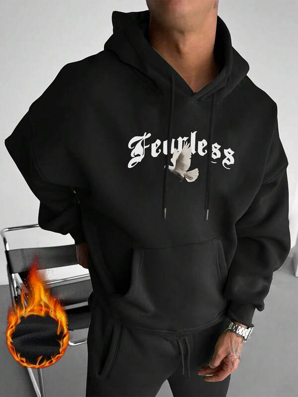 Moletom Felpado Fearless Estilo Gothic Streetwear