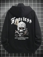 Moletom Felpado Fearless Estilo Gothic Streetwear