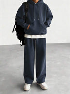 Conjunto Moletom Hoodie Oversized Comfy Minimalista