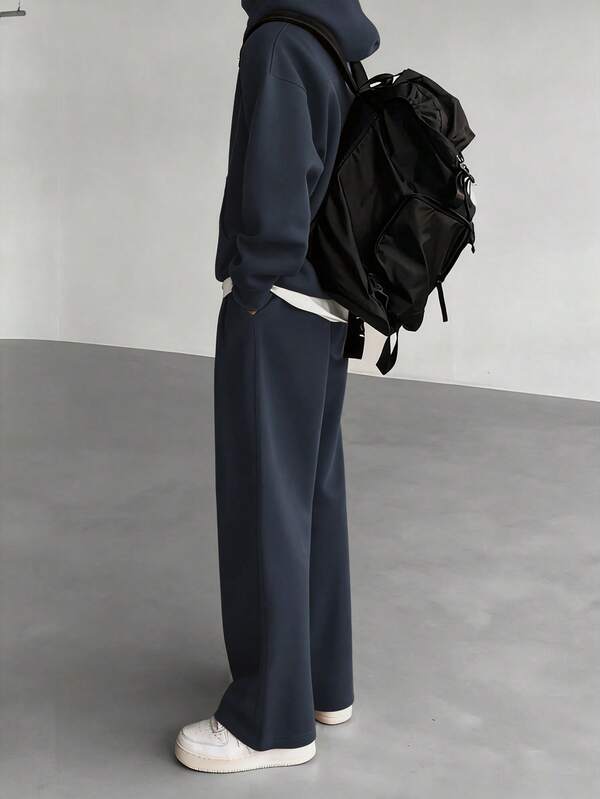 Conjunto Moletom Hoodie Oversized Comfy Minimalista