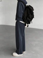 Conjunto Moletom Hoodie Oversized Comfy Minimalista