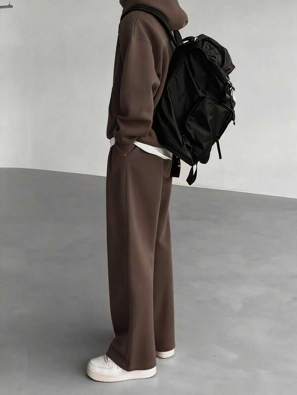 Conjunto Moletom Hoodie Oversized Comfy Minimalista
