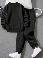 Conjunto Moletom Casual Com Estampa Frontal