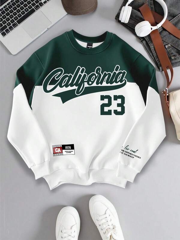 Moletom California 23 Estilo College Casual Streetwear
