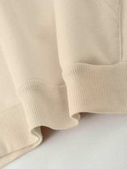 Moletom Oversized Felpado Com Capuz Estilo Urbano