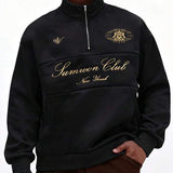 Moletom Summon Club Com Zíper Estilo Casual Premium