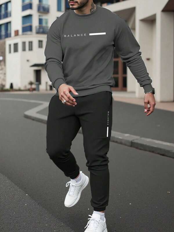Conjunto Moletom Oversized Com Calça Jogger Urbana