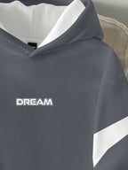 Moletom Oversized Dream Com Capuz Estilo Streetwear