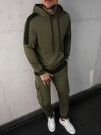 Conjunto Moletom Hoodie Com Calça Cargo Urbana