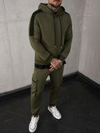 Conjunto Moletom Hoodie Com Calça Cargo Urbana