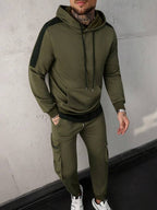 Conjunto Moletom Hoodie Com Calça Cargo Urbana