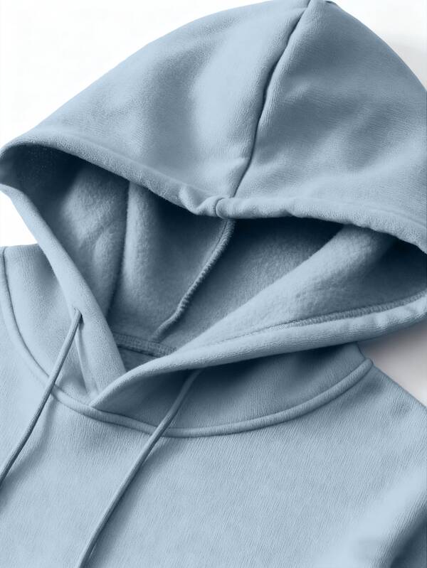 Moletom Oversized Felpado Com Capuz Estilo Urbano