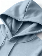 Moletom Oversized Felpado Com Capuz Estilo Urbano