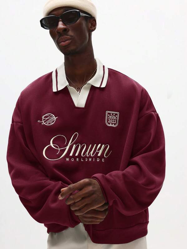 Moletom Smwrn Worldwide Estilo College Casual Premium