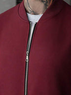 Conjunto Moletom Com Jaqueta Bomber Estilo Minimalista