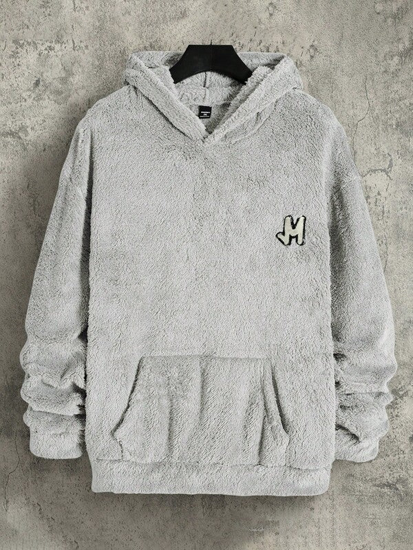 Moletom Teddy Felpado Com Capuz Estilo Casual Urbano