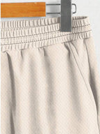 Conjunto Moletom Casual Com Recortes Estilo Urbano