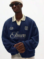 Moletom Smwrn Worldwide Estilo College Casual Premium