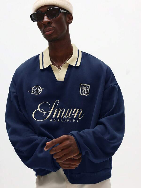 Moletom Smwrn Worldwide Estilo College Casual Premium