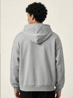 Moletom Oversized Com Zíper Estilo Streetwear Gothic Casual