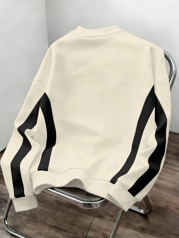 Moletom Masculino Oversized Com Recortes Casual Streetwear