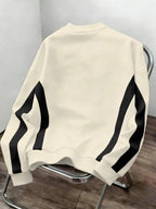 Moletom Masculino Oversized Com Recortes Casual Streetwear