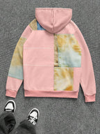 Moletom Patchwork Cruz Bordada Estilo Vintage Streetwear