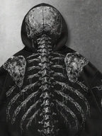 Moletom Dark Skull Estilo Gothic Streetwear Oversized