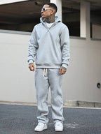 Conjunto Moletom Oversized Com Capuz Casual