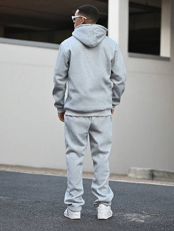 Conjunto Moletom Oversized Com Capuz Casual