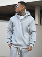 Conjunto Moletom Oversized Com Capuz Casual
