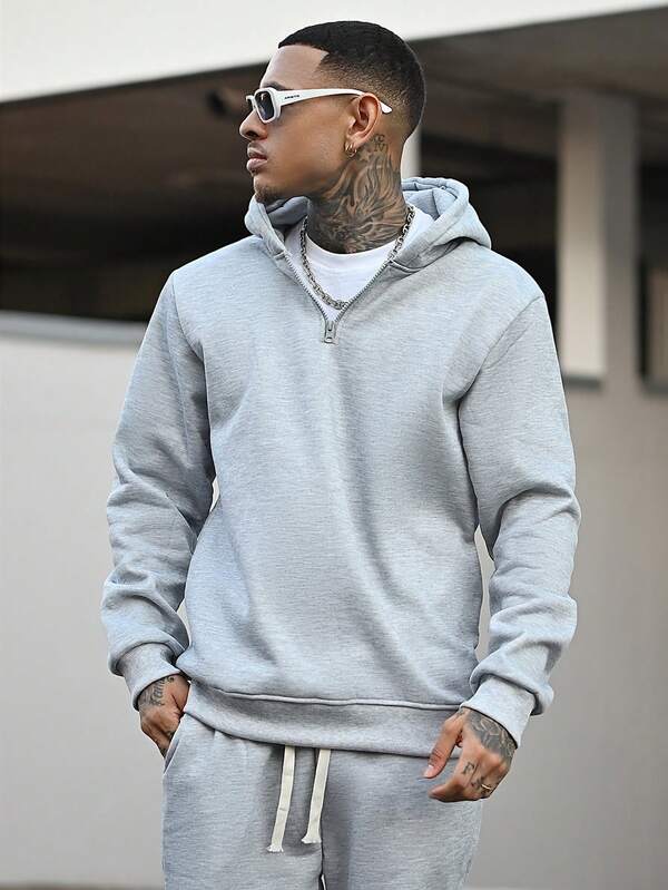 Conjunto Moletom Oversized Com Capuz Casual