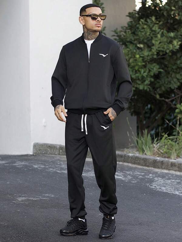 Conjunto Moletom Com Zíper E Calça Jogger Urbano